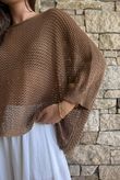 Conrad Grunge Loose Cotton Knit Hazelnut